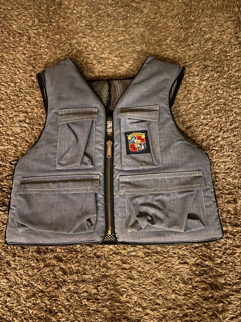 Stearn’s comfort fit XL angler’s fishing life jacket personal floatation device